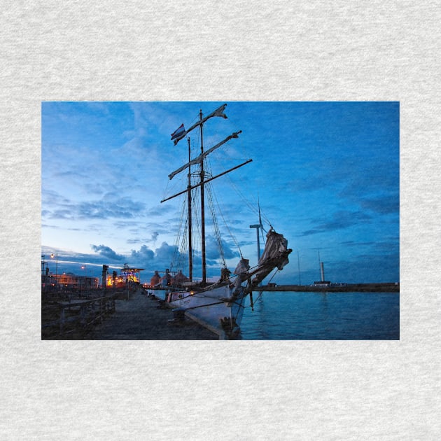 The Flying Dutchman at dusk by Violaman